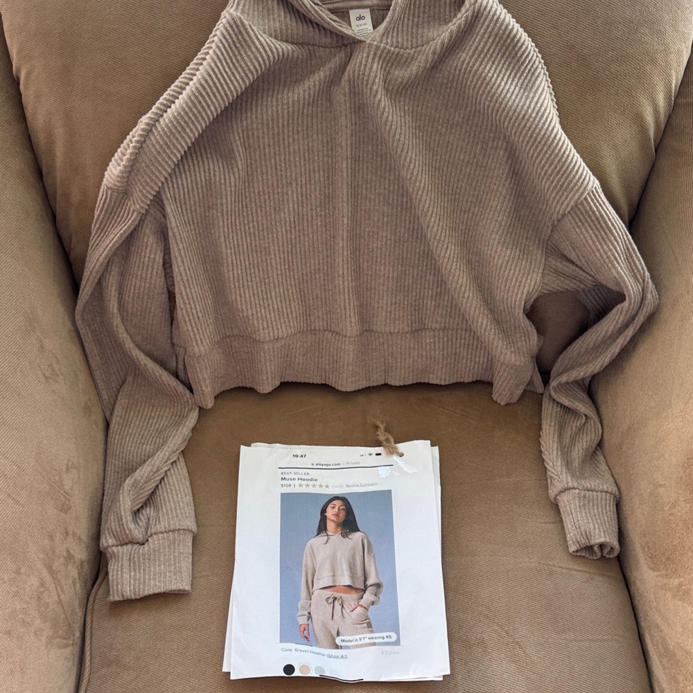 Cozy Ribbed Cowl Neck Sweater - Beige